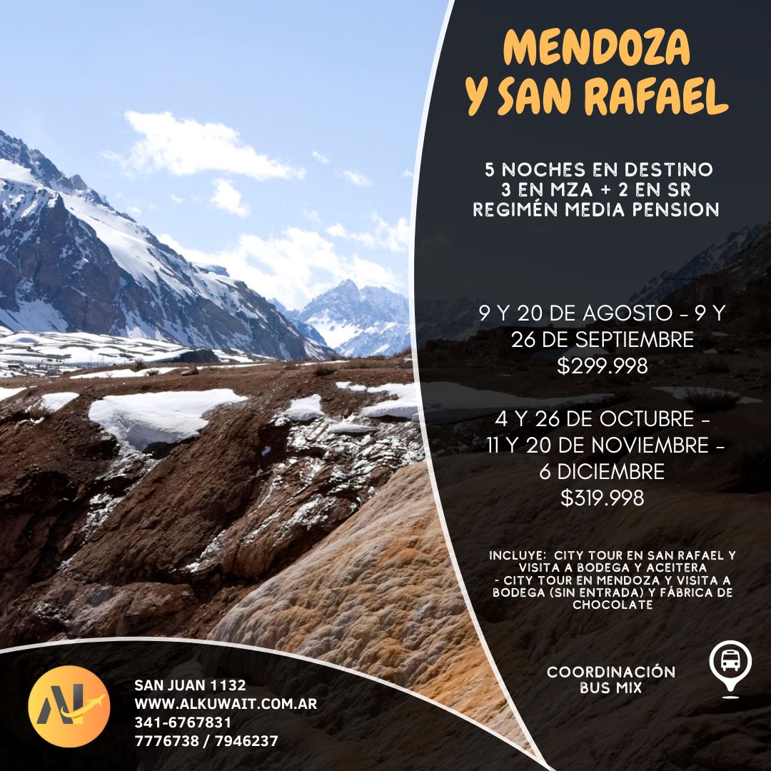 MENDOZA Y SAN RAFAEL